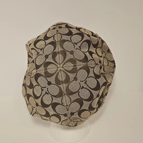 Coach Tan Baker Boy Monogram “C”  Hat Women’s - Picture 6 of 12